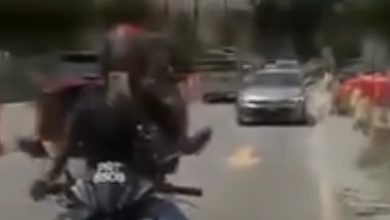 Photo of 玩手机险撞车 骑士反骂女司机“不会开车”