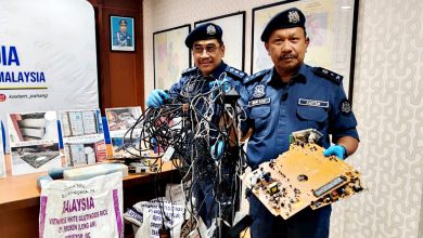 Photo of 彭关税局破电子废料私运案 巴生港起5货柜 市值逾309万