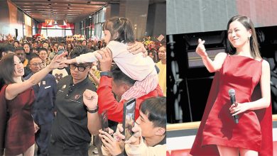 Photo of 佘诗曼来马快闪 太阳底下暴晒