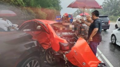 Photo of 雨天路滑3车连撞 4兄弟2死2伤