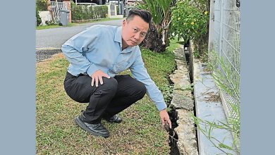 Photo of 住宅前沟壁崩塌阻排水 甲胡姬花园居民促快修