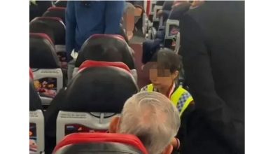 Photo of 亚航机上闹剧! 女自称南航空姐遭否认 大马女围观爆红成meme