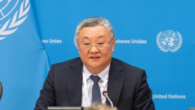 Photo of 中驻联合国代表： 霍峡受阻 归因美以军事行动