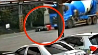 Photo of 疑骑行中身体不适突倒地 外送员遭水泥车辗毙