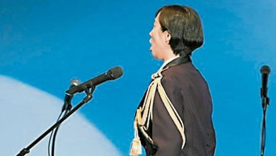 Photo of 日自民党大会安排 自卫队员唱国歌惹议