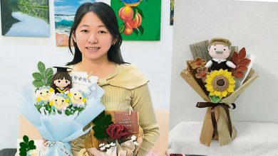 Photo of 赵慧贞编花织玩偶 一团毛线鉤出专属快乐