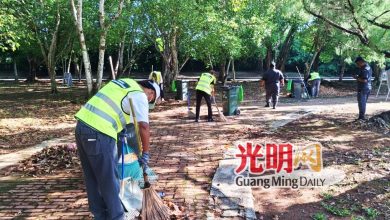 Photo of 吉第7轮社区服务令 24垃圾虫扫英雄广场