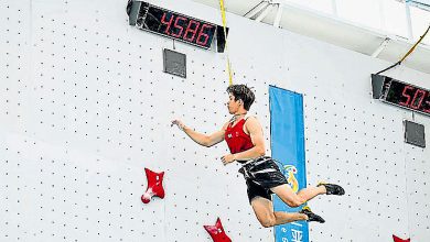Photo of 赵一程缔男速度攀岩世绩