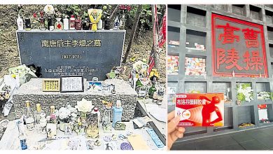 Photo of 中00后清明祭拜历史名人 曹操墓前堆满止痛药