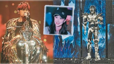 Photo of 周杰伦开唱祭巨型机器人 小女儿奶音曝光融化粉丝
