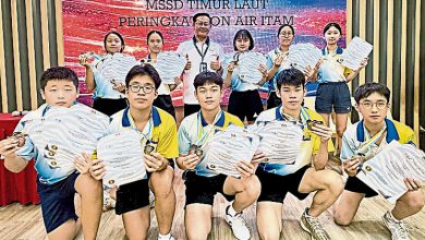 Photo of 阿依淡区学联乒乓赛 锺灵独中6金2银3铜