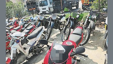 Photo of 参与者须缴保证金 槟警23日拍卖63交通工具