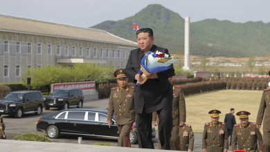 Photo of 金正恩观摩炮兵射击比赛纪念建军日
