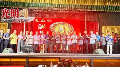 Photo of 【大山脚洪氏炖煌堂春祭暨21周年宴】洪来喜：确保中华传统延续 宗亲组织需世代交替