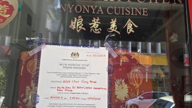 Photo of 6餐厅卫生不达标被关 槟岛米其林推荐店也中招