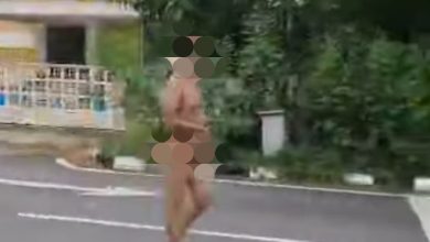 Photo of 武吉占姆路惊现裸男 警方接报紧急送医