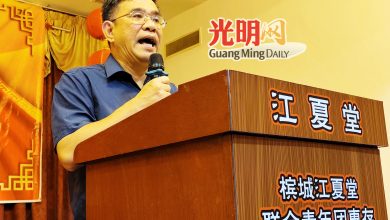 Photo of 【槟江夏堂黄公司与黄氏宗祠联欢宴】黄汉伟：槟希盟政权稳固 州议会如期召开