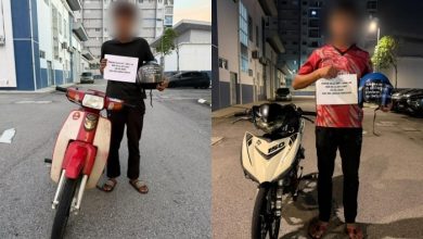 Photo of 无照飙车闯红灯 16岁及20岁骑士被捕