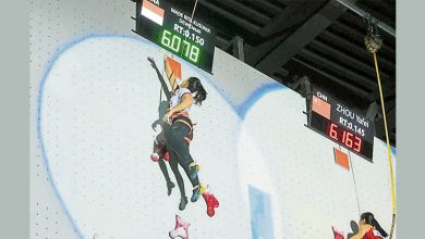 Photo of 亚锦女速度攀岩 德莎克破亚洲纪录