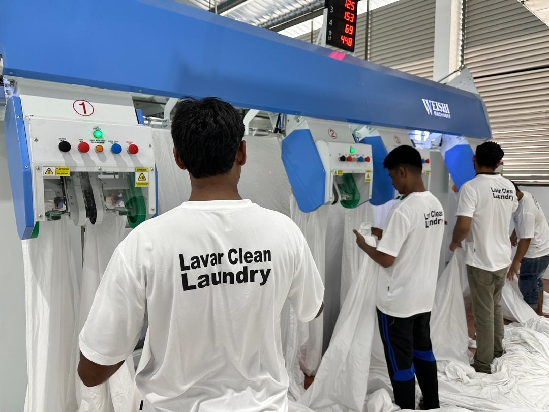 洗涤厂成本沉重,Lavar Clean目前使用的洗涤设备,每套耗资逾100万令吉。
