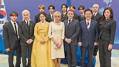 Photo of Stray Kids参加国宴 全智贤同框法国夫人掀议
