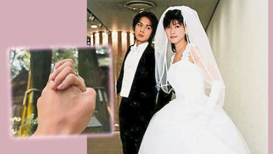 Photo of 《情书》柏原崇内田有纪  甜晒婚戒照放闪