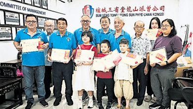 Photo of 槟三省堂龙山堂曾公司 数10宗亲理事祭祖