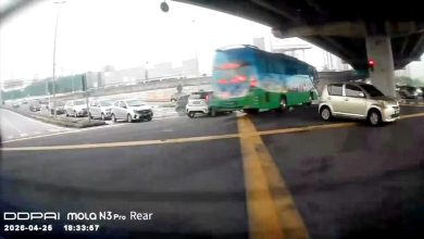 Photo of 旅巴闯红灯撞迈威后逃 40岁司机被捕助查