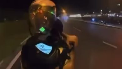 Photo of 骑士闹市翘轮飙车 警方: 自首或等42组上门