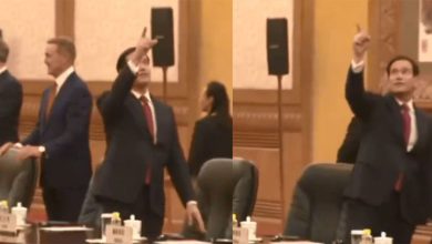 Photo of “看呆了”?仰望人民大会堂天花板 鲁比奥动作引网热议