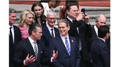 Photo of 来公费旅游? 马斯克现身人民大会堂 兴奋到“360度转圈拍摄