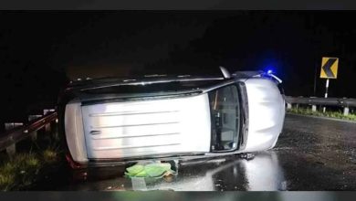 Photo of 深夜夺命车祸 SUV侧翻妇女受困亡