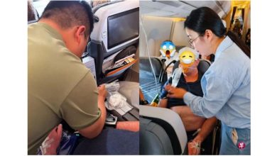 Photo of 男返新航班过敏性休克 大马籍医生夫妇挺身抢救
