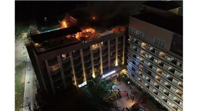 Photo of 芭堤雅酒店失火 住客惊险逃生4伤