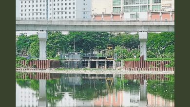 Photo of 传德里马防洪池旁建高楼 余保凭拟号召居民抗议