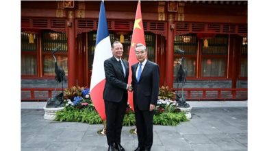 Photo of 王毅会见法总统顾问 中法肩负维护世界和平