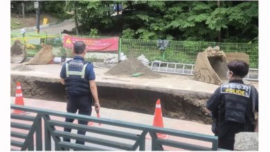Photo of 韩排水管工地土石崩塌 1工人遭活埋2人险逃生