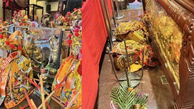 Photo of 台340年古庙遭砸 男推倒妈祖神像光明灯塔