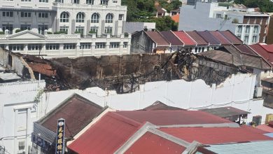 Photo of 烈焰吞噬百年地标 奥迪安戏院旧址烧剩四堵墙