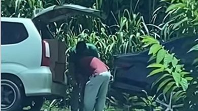 Photo of 2男路边丢马桶 遭路人拍片举报