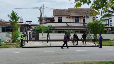 Photo of 擅建围篱车房又路肩种树 2民宅被取缔