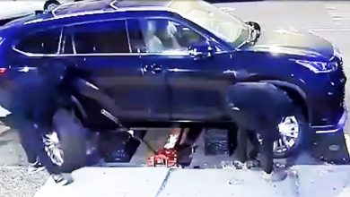Photo of 纽约现高超“偷胎党” 30秒拆光如F1赛车 犯罪规模蔓延全美