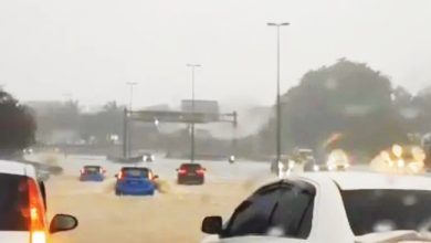 Photo of 暴雨再袭万挠多区沦陷 大道出入口水淹致交通阻塞