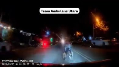 Photo of 轮椅老人突现马路中央 吓到双手掩面后被车撞飞