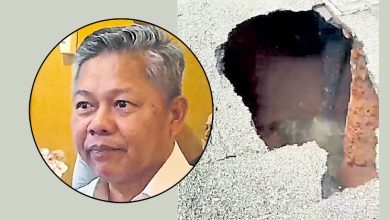 Photo of 隆市长：旺沙马朱现地洞 疑集水井墙破裂所致