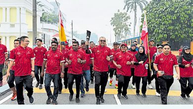 Photo of 马运会火炬巡跑 1500人参与场面热闹