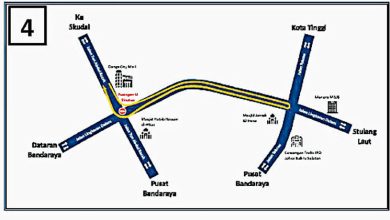 Photo of 东疏大道立体高架交汇处 3路明起暂关