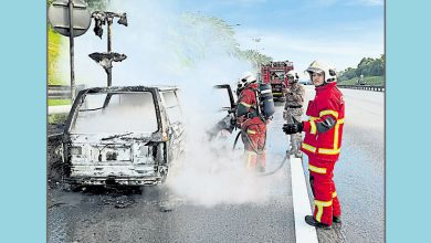 Photo of 货车起火80%烧毁 幸无人伤亡
