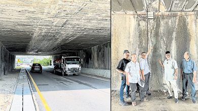 Photo of 旧甲洞路隧道顶部下沉 余保凭促紧急维修