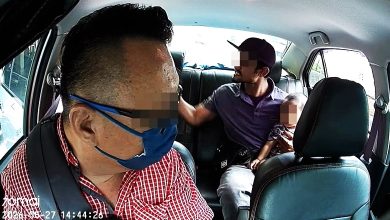 Photo of Grab司机没零钱 乘客发飙 妻劝架挨巴掌